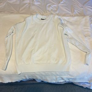 White Tahari sweater from Nordstrom